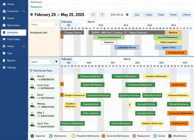 Field Service Scheduling Software
