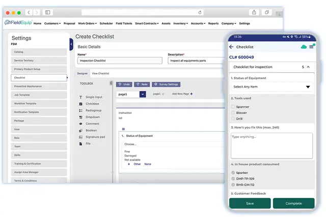 Field Service Inspection Software