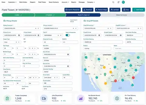 Oilfield Logistics Software