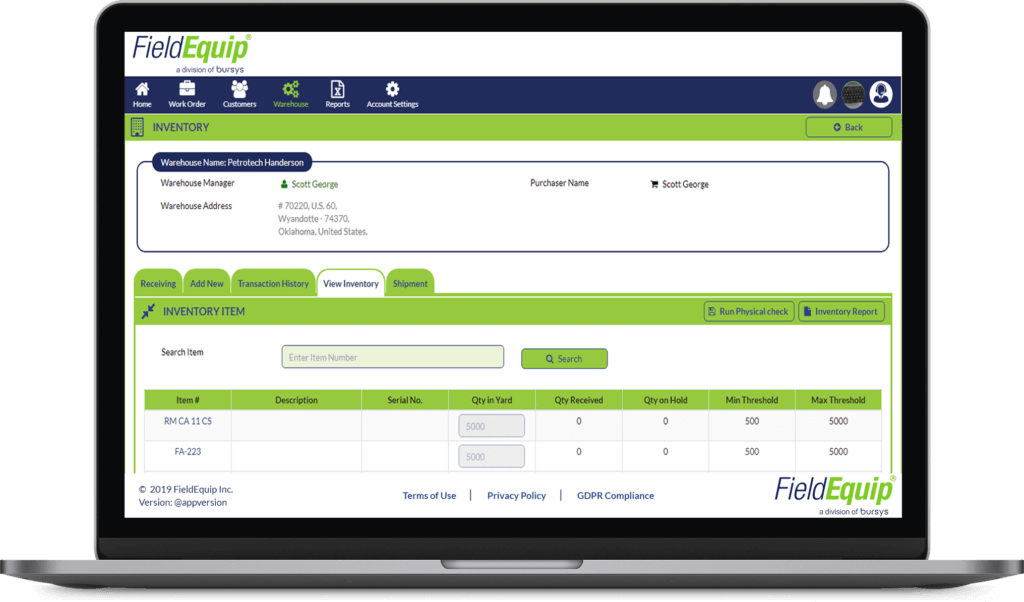Control Spare Parts Inventory Management