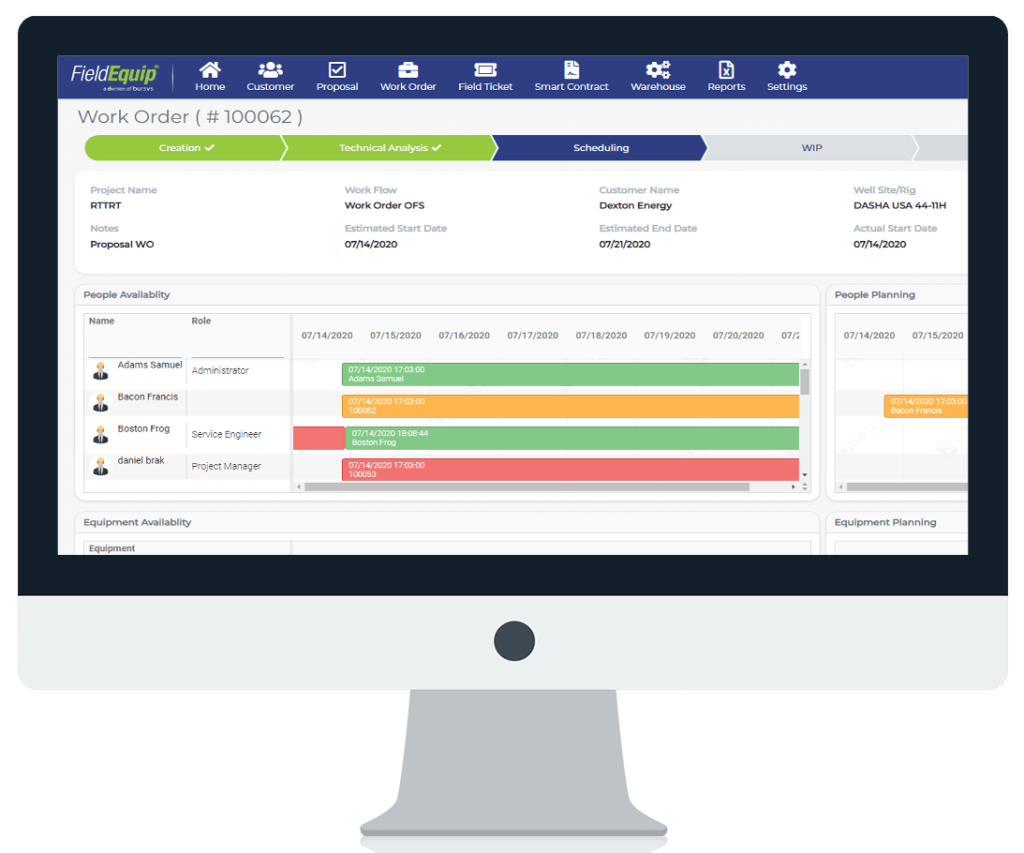Schedule Worker based on Work Orders