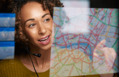 Dispatch for field service scheduling using location information