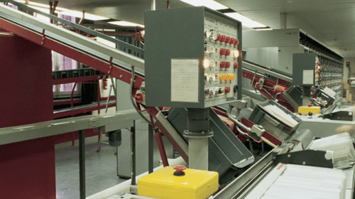 mail sorting machine
