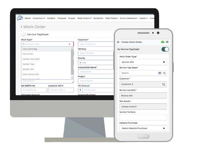 Customer Self-Service Product page