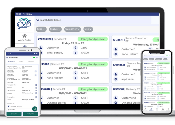 Digital Field Service Ticket Software