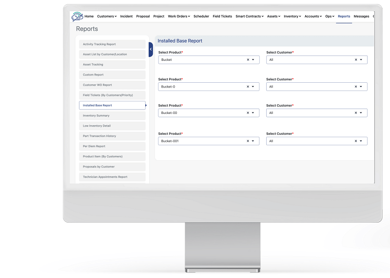 Install Base Management Product Page