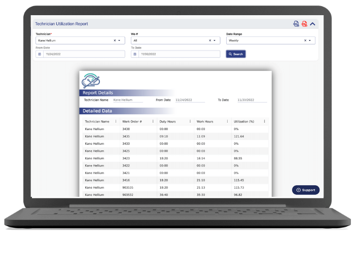 Technician Time Tracking and TimeKeeping