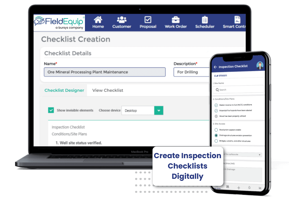 Oilfield Inspection Smart Forms