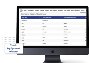 track equipment history and details