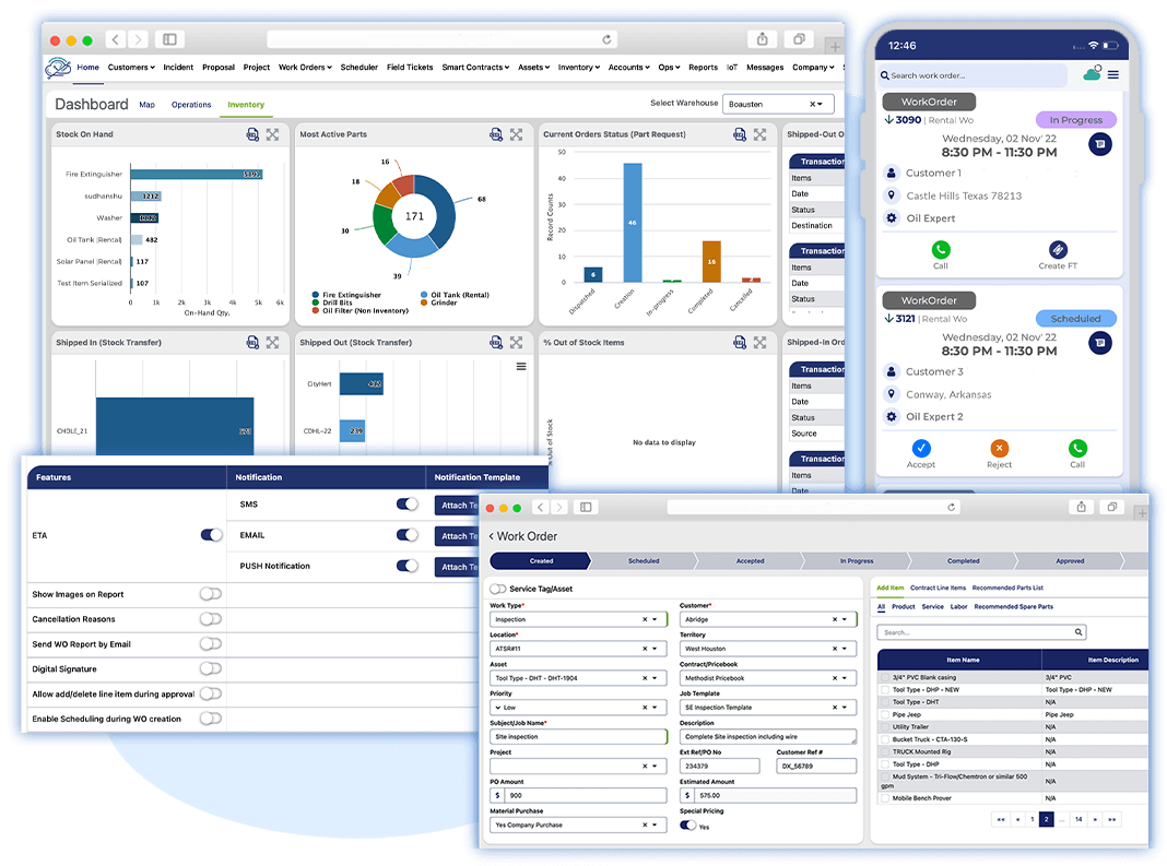 FieldEquip Field Service Management Solution