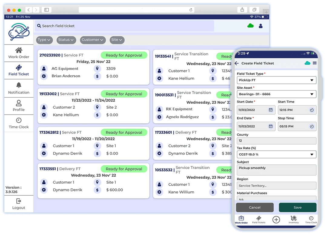 Field Ticketing Software