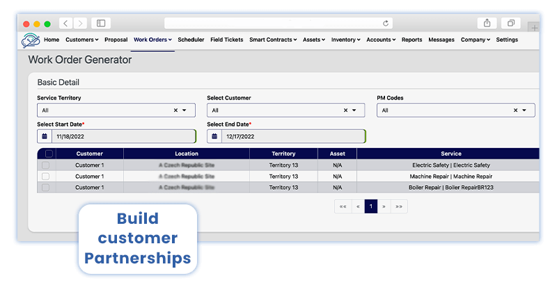 Keeping customers well informed builds