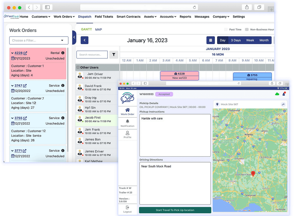 Oilfield Trucking Management Software