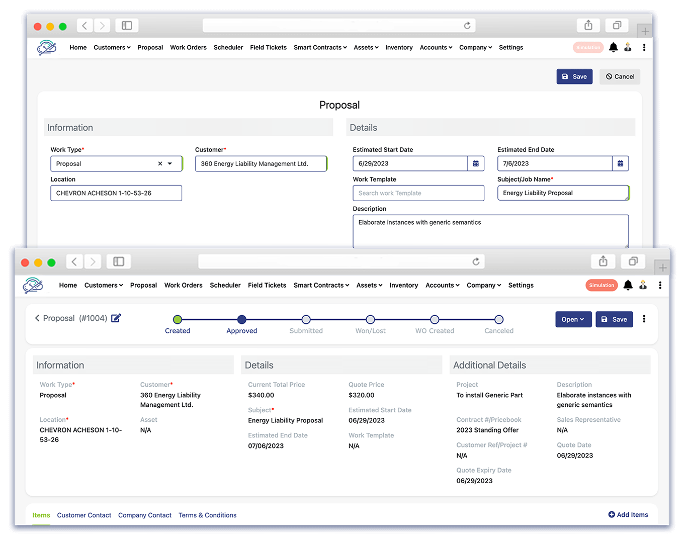 Field Service Quoting Software