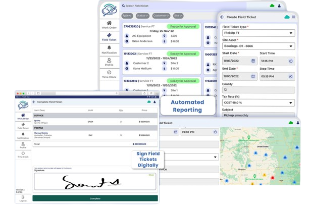 Digital Field Ticketing management Software