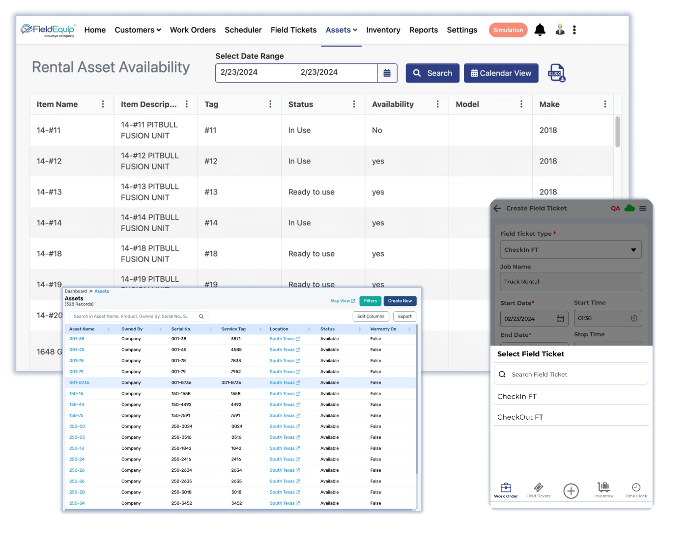 Field Service Asset Equipment Tracking