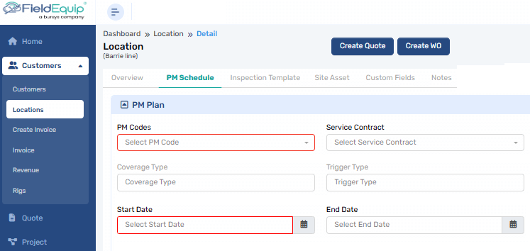 Preventive Maintenance Schedule
