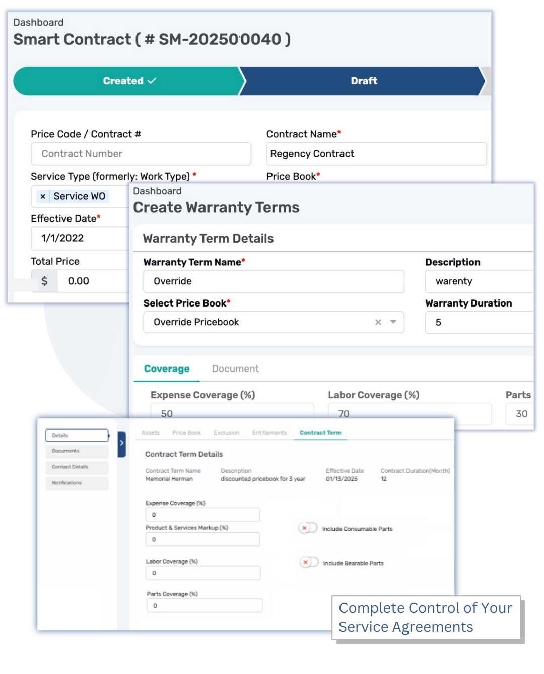 Service Contract Management System