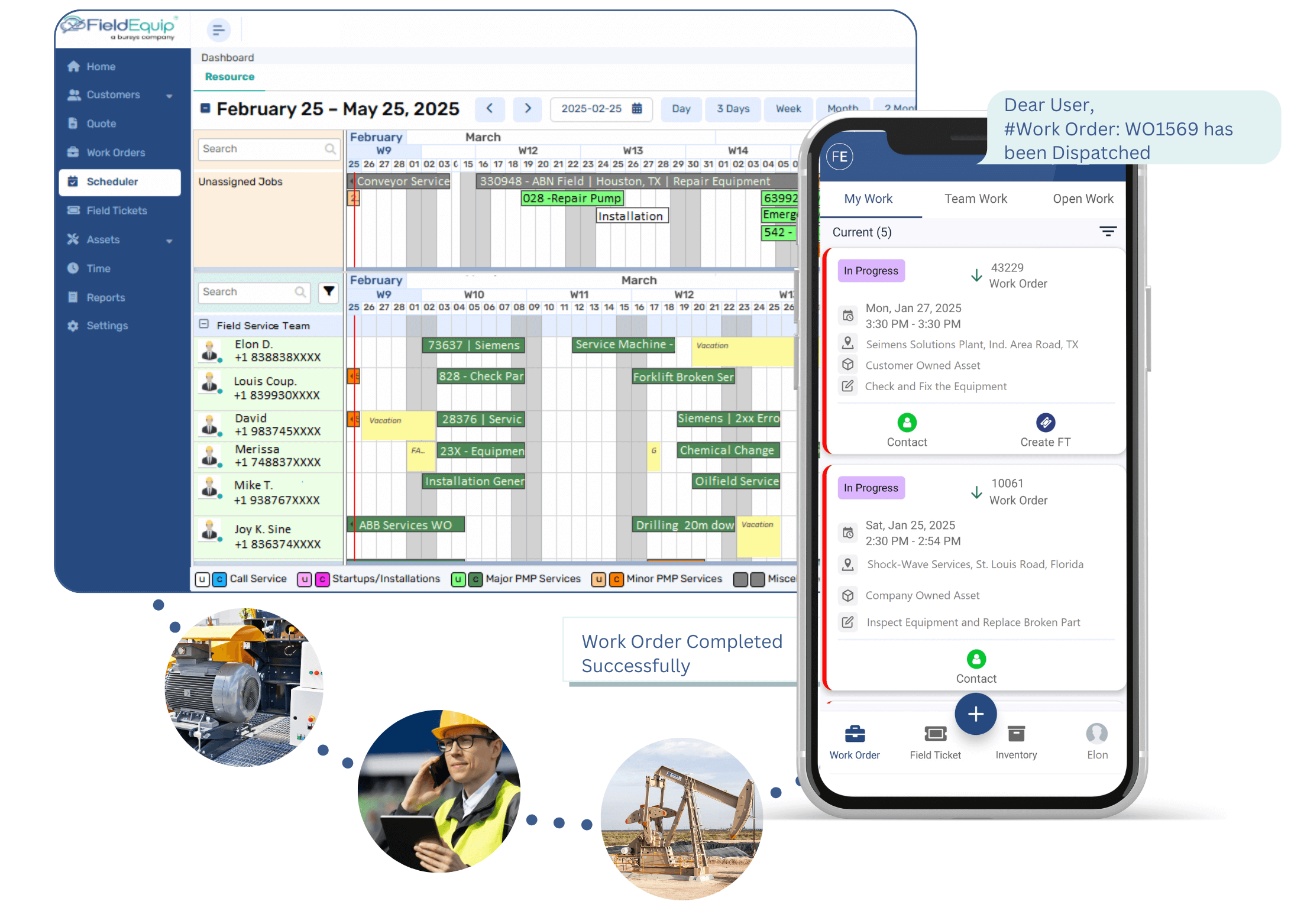 Field Service Operations Software and Mobile App