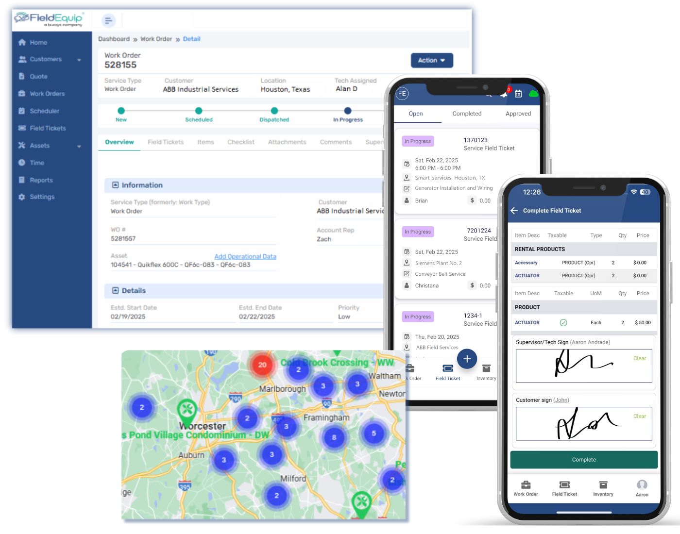FieldEquip SaaS solution
