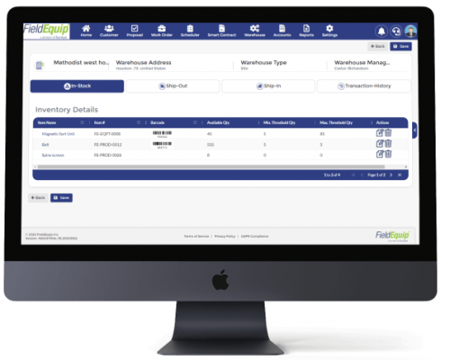 Field Inventory Management Software